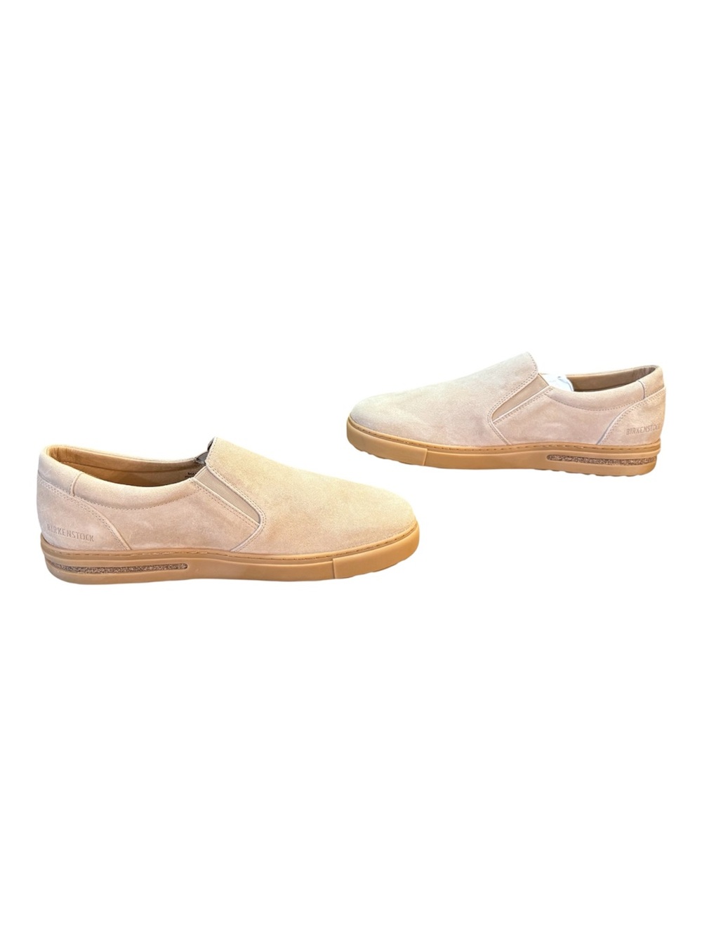 Birkenstock Oswego Suede Slip-On Shoes Sandcastle Beige Neutral Men’s Size 11 - Picture 5 of 11